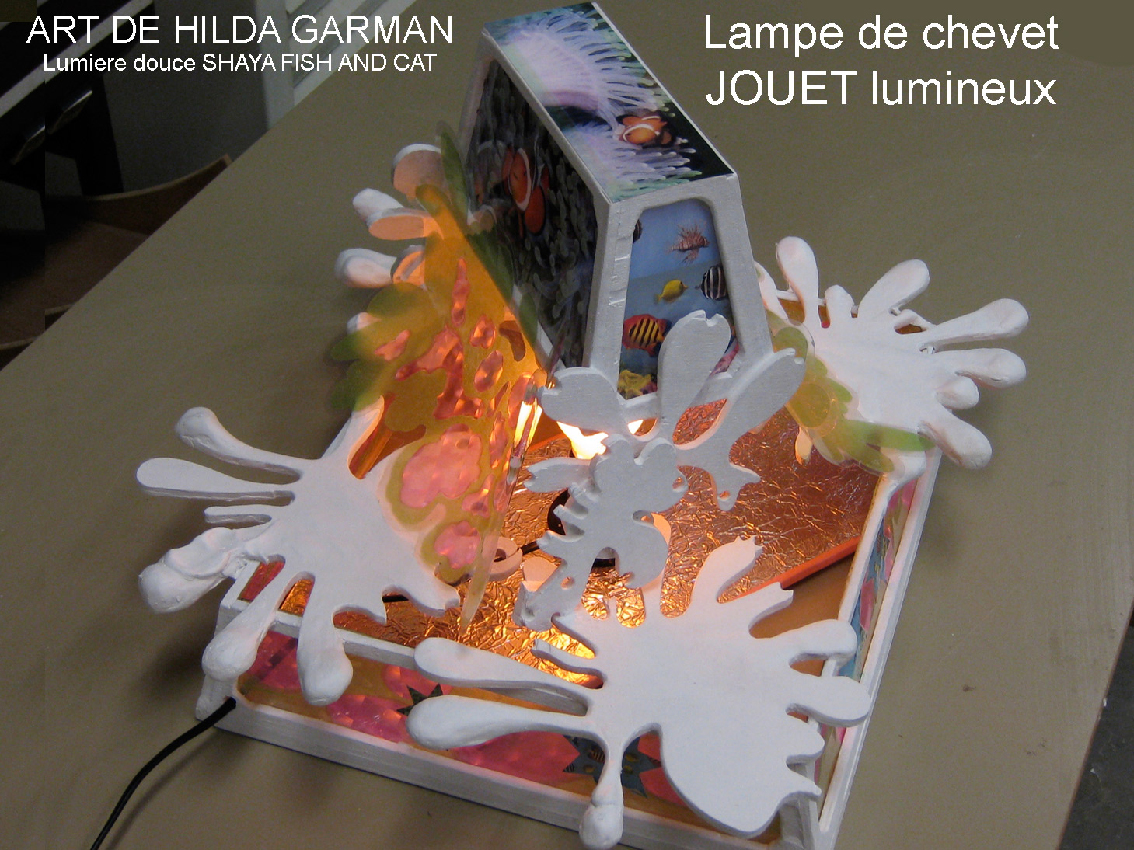 Lampe de chevet par Hilda Garman.