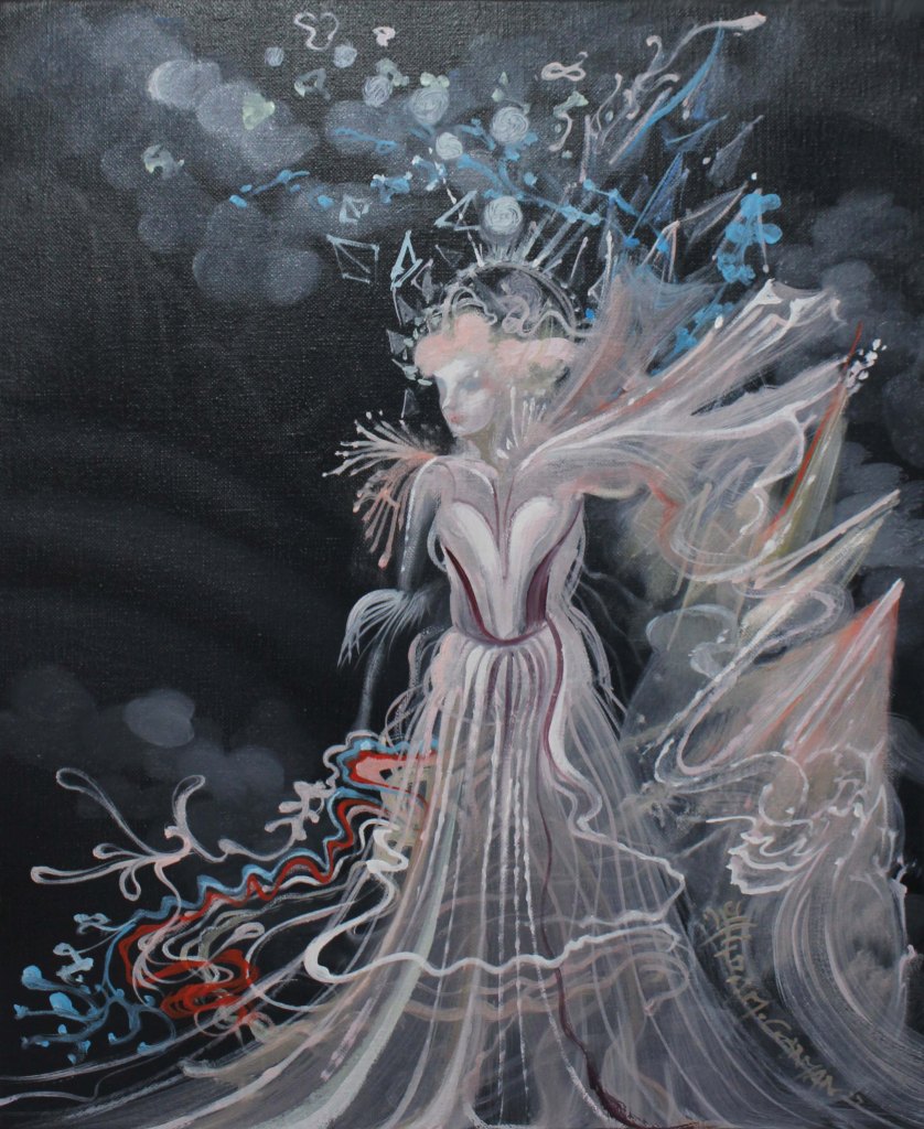 Huile sur toile de Hilda Garman 2022