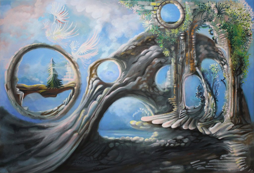 Huile sur toile de Hilda Garman 2022