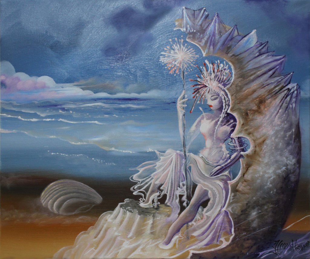 Huile sur toile de Hilda Garman 2022