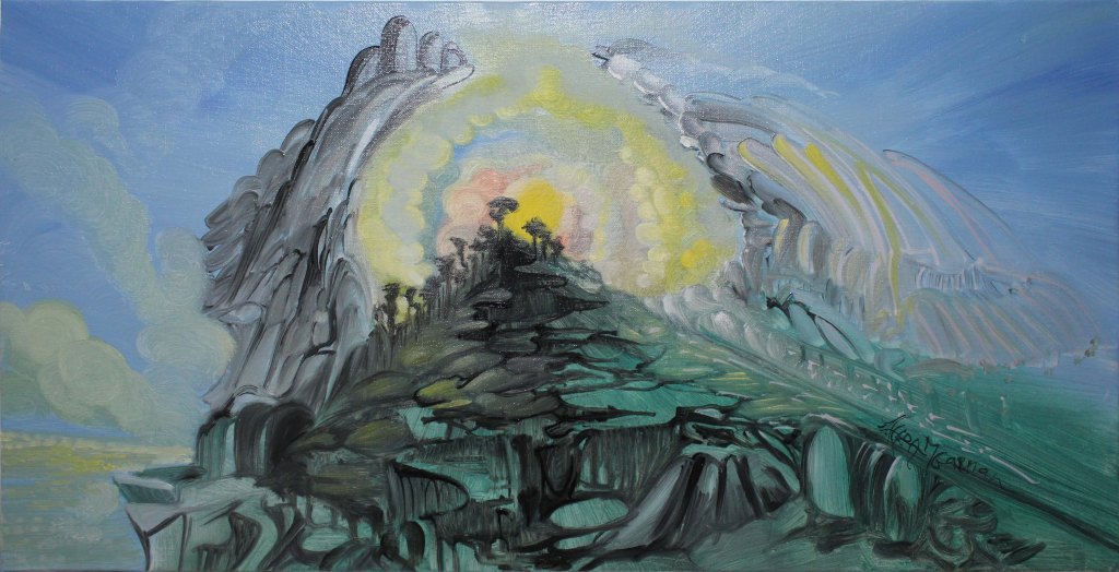 Huile sur toile de Hilda Garman 2022