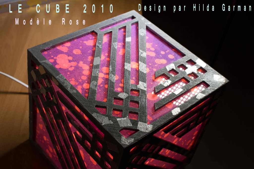 Le Cube 2010 Lampe originale par Hilda Garman