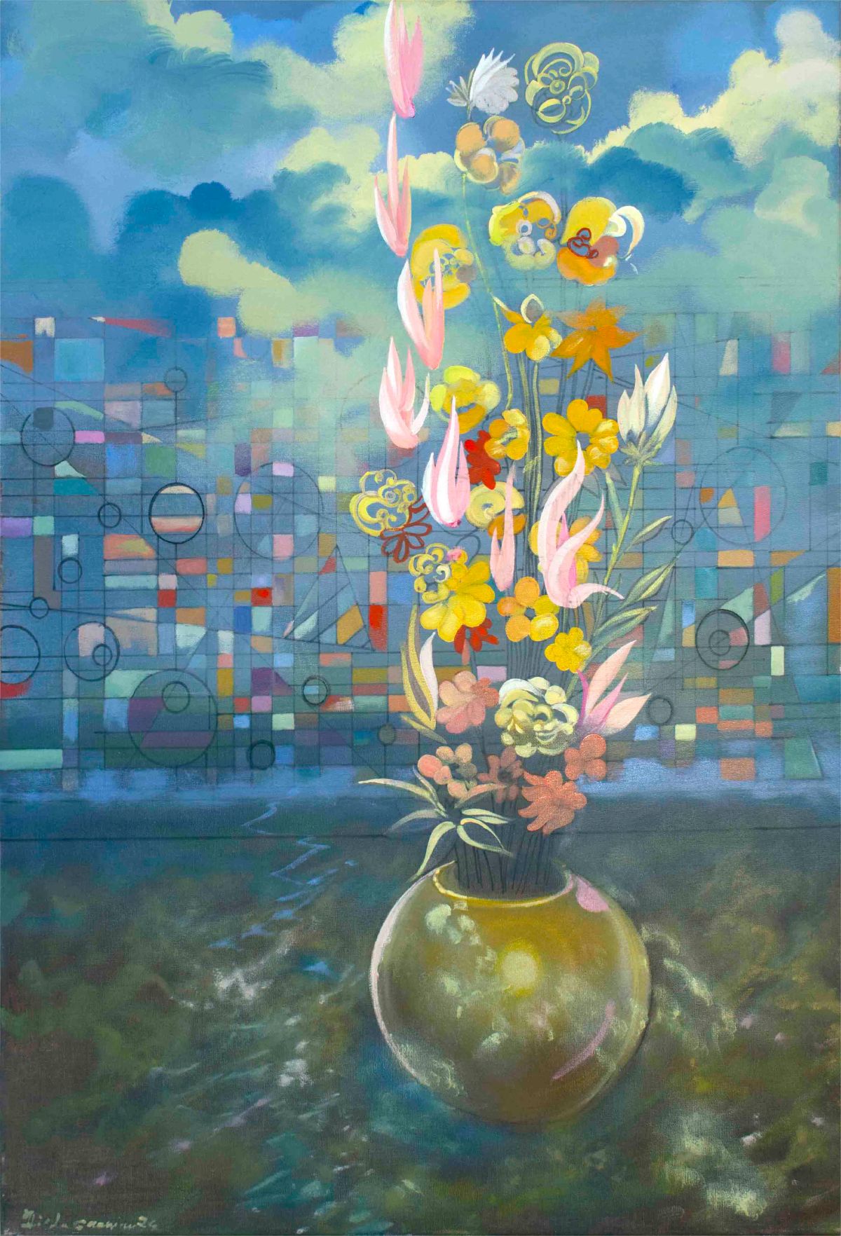 Hilda Garman-GEOMETRIE ET BOUQUET