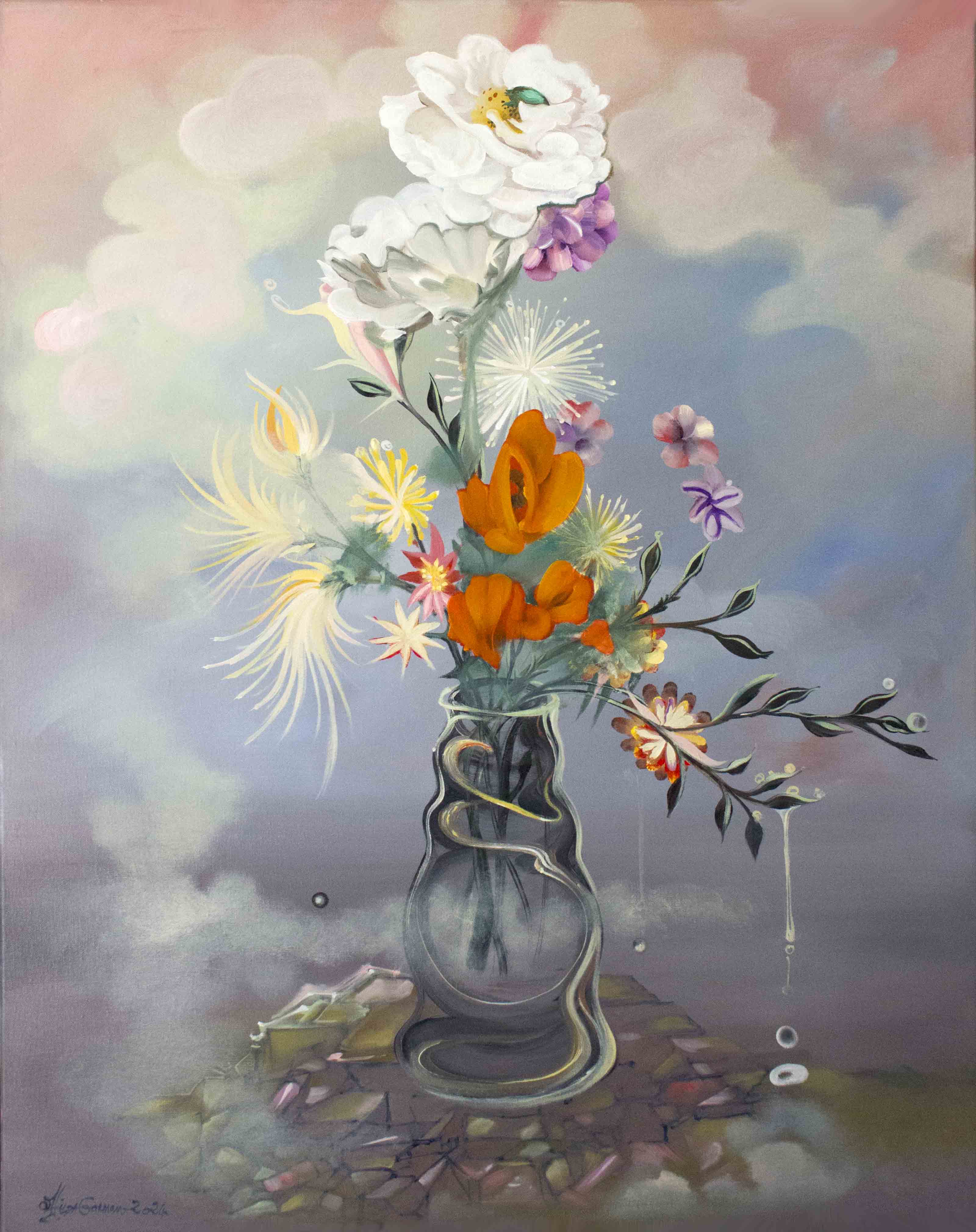 Hilda Garman-Huile sur toile-2025. Disponible en impression sur toile