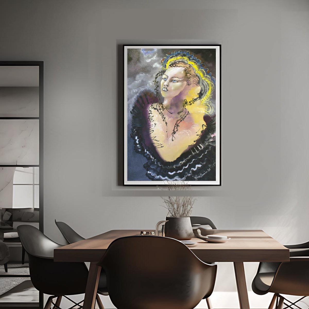 Reprographies sur toile et chassis de toiles originales de Hilda Garman disponibles a l'achat.